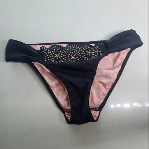 Victoria's  secret  bikini  bottoms lace beaded xs new
